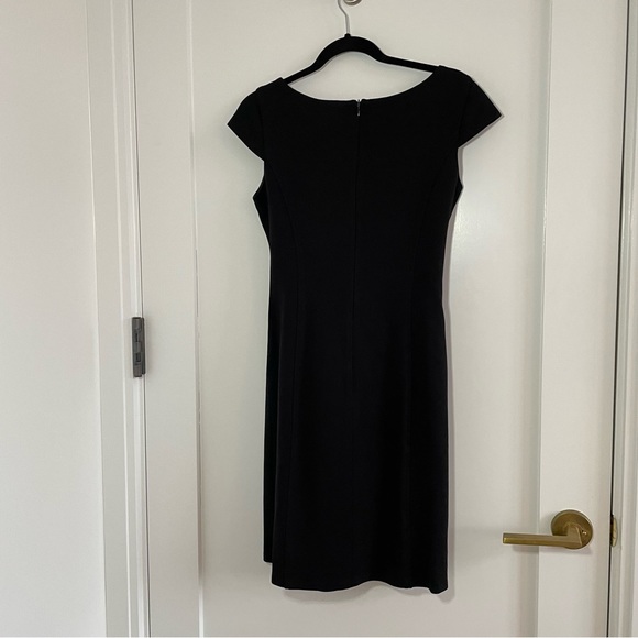 Taylor Black Cocktail dress with adjustable tie waist - Picture 5 of 8
